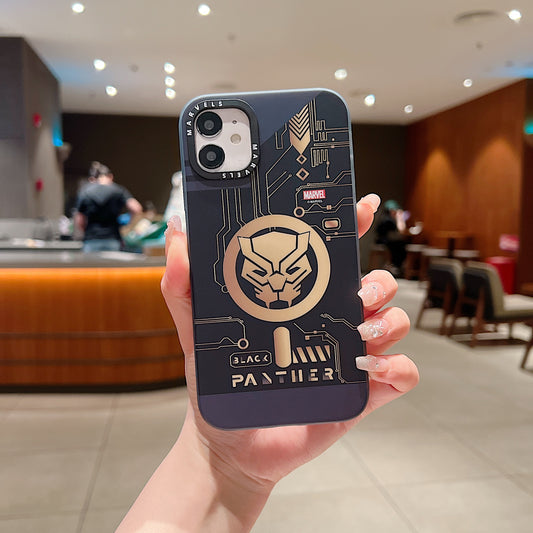 Apple iPhone 12/12 Pro Premium Black Panther IMD Printed Back Case - Black Panther