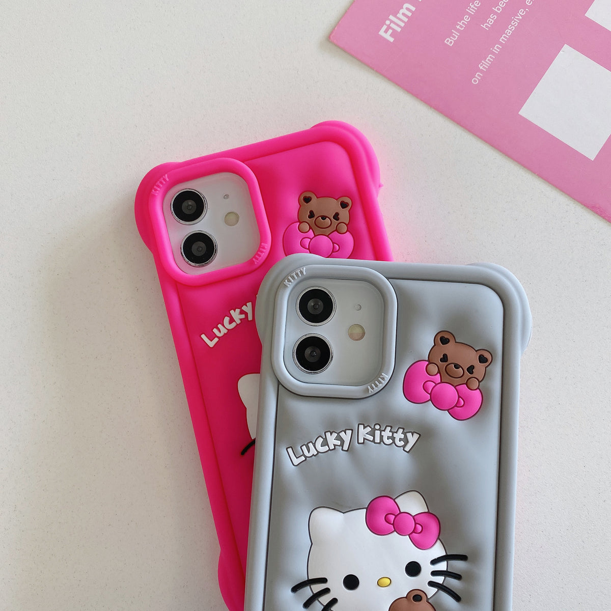 Apple iPhone 12 Hello Kitty Soft Silicon Case (Pattern 4)