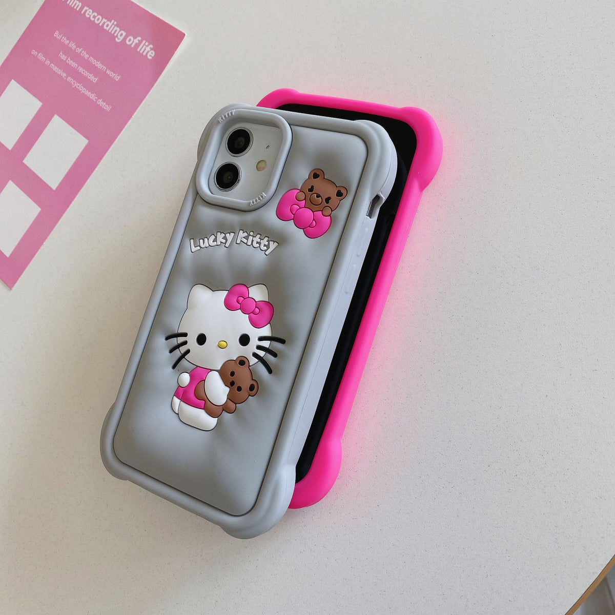 Apple iPhone 12 Hello Kitty Soft Silicon Case (Pattern 5)