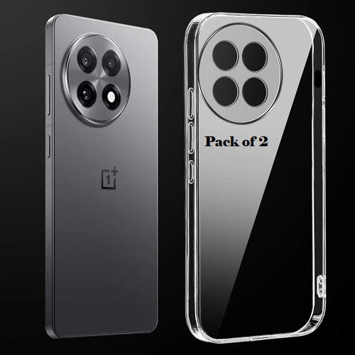 (Pack Of 2) OnePlus 13r 5g Anti-Yellow Crystal Clear Anti-YellowHard Back Case Cover