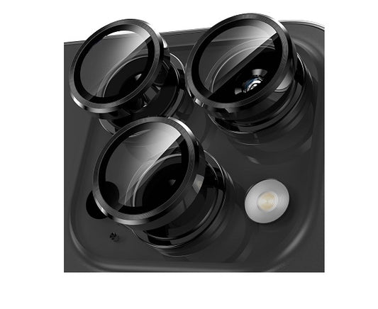 Apple iPhone 15 Pro Max Camera Lens Protector with Aluminum Alloy Rings