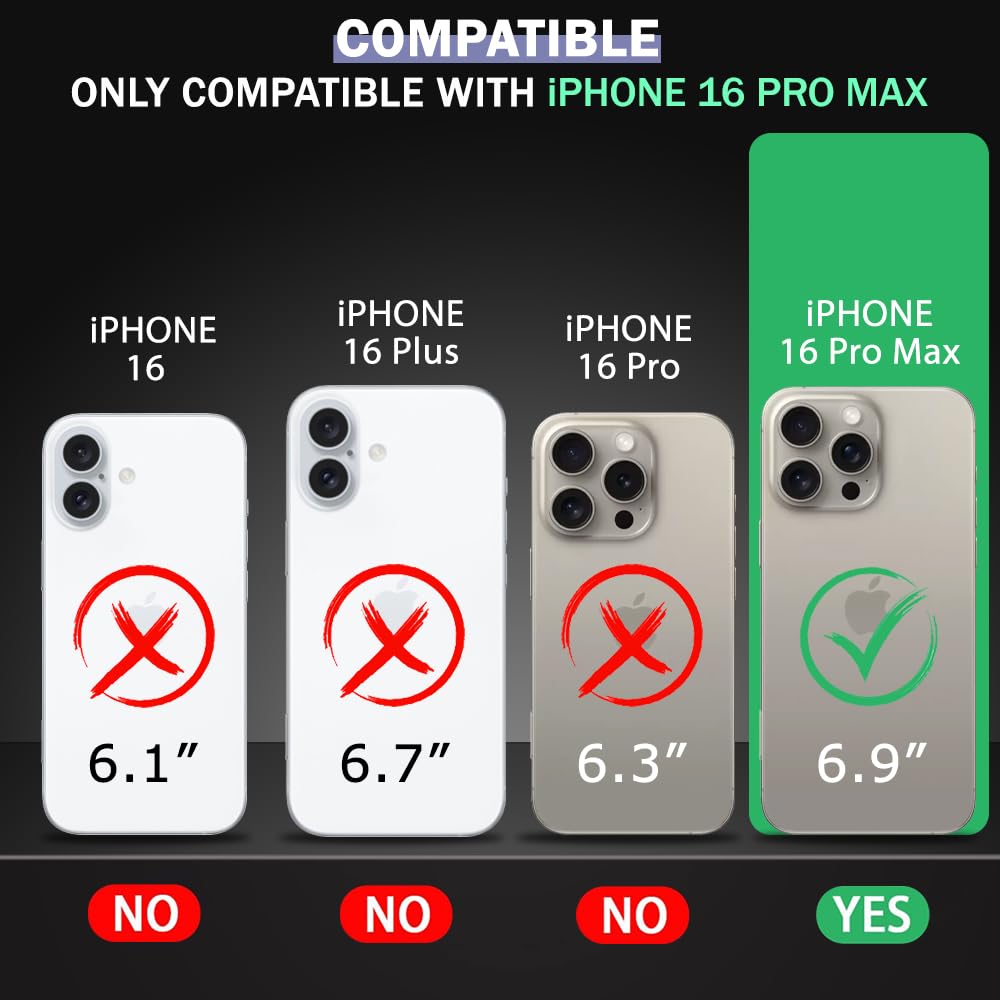 Apple iPhone 16 Pro Max Anti Yellow Clear Magsafe Back Case Cover - White