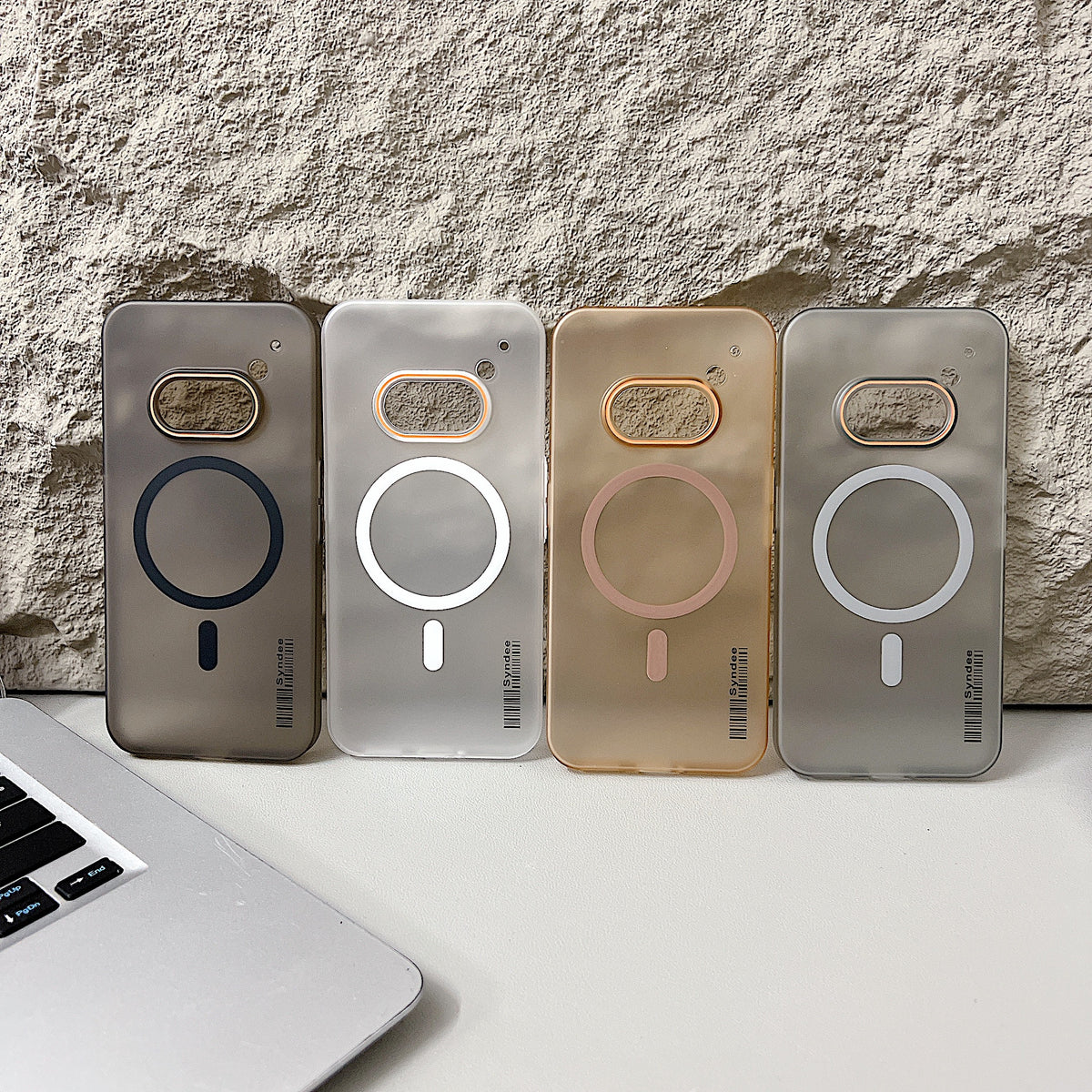 Nothing Phone 2A 5G Premium Magnetic Frosted Ultra Slim Back Case - Desert Gold