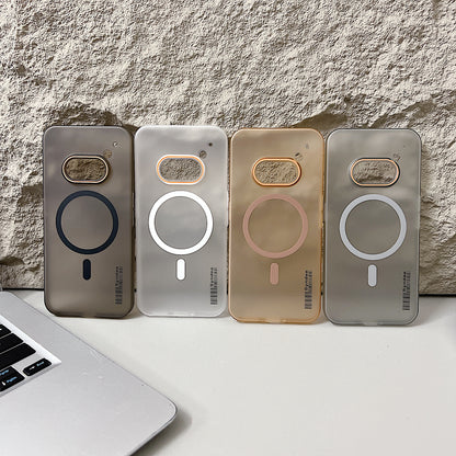 Nothing Phone 2A 5G Premium Magnetic Frosted Ultra Slim Back Case - Desert Gold