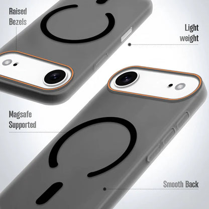 Apple iPhone 17 Air Premium Magnetic Frosted Ultra Slim Back Case - Frosted Black