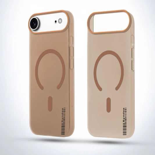 Apple iPhone 17 Air Premium Magnetic Frosted Ultra Slim Back Case - Desert Gold