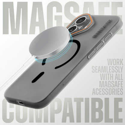 Apple iPhone 17 Premium Magnetic Frosted Ultra Slim Back Case - Frosted White