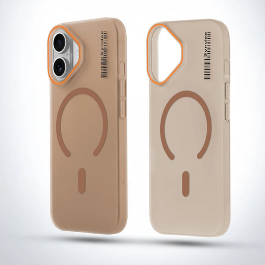 Apple iPhone 17 Premium Magnetic Frosted Ultra Slim Back Case - Desert Gold