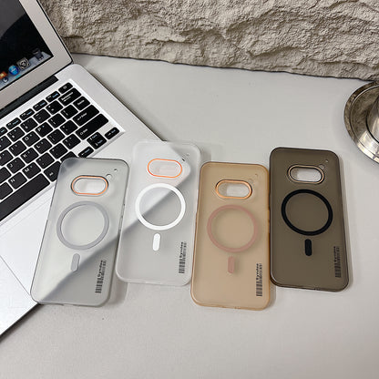 Nothing Phone 2A 5G Premium Magnetic Frosted Ultra Slim Back Case - Desert Gold