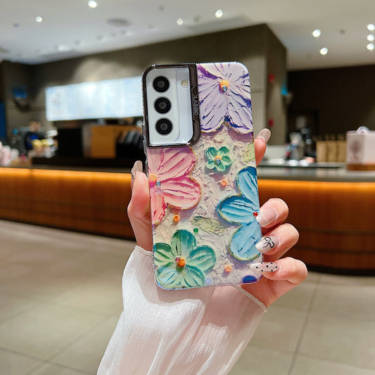 Samsung S22 5G 3D Hot Trending Rhinestone Flowers case - Pattern 5