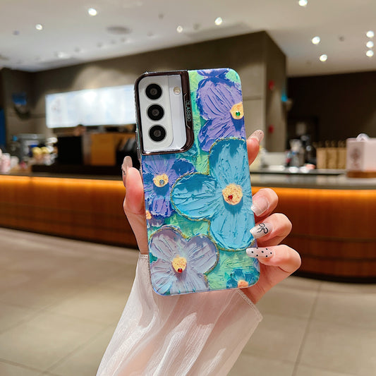 Samsung S22 5G 3D Hot Trending Rhinestone Flowers case - Pattern 4