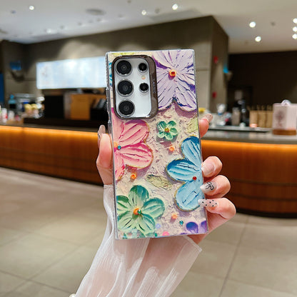 Samsung S22 Ultra 5G 3D Hot Trending Rhinestone Flowers case - Pattern 5