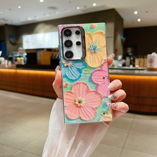 Samsung S23 Ultra 5G 3D Hot Trending Rhinestone Flowers case - Pattern 2