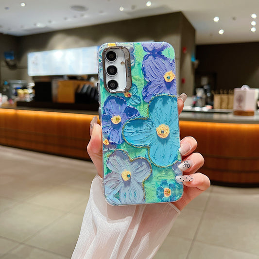 Samsung A54 5G 3D Hot Trending Rhinestone Flowers case - Pattern 4