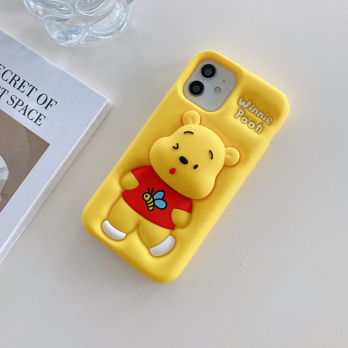 Apple iPhone 11/12 Winnie Pooh Pop Sockets Soft Silicone cases (Winnie Pooh)