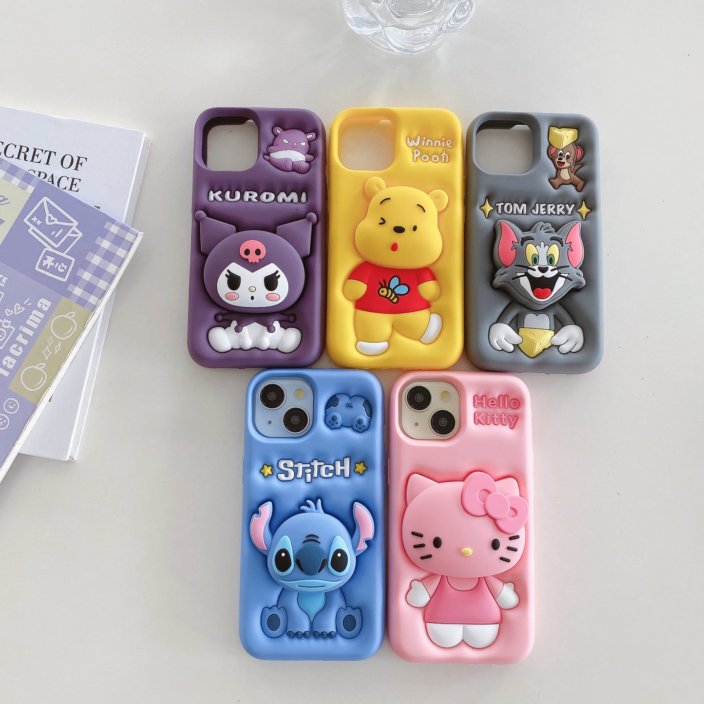 Apple iPhone Stitch Pop Sockets Soft Silicone cases (Stitch)