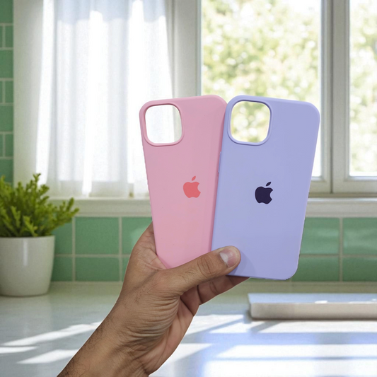 (Pack of 2) Silicone Case Cover for iPhone 12 Pro 5G - Combo 2