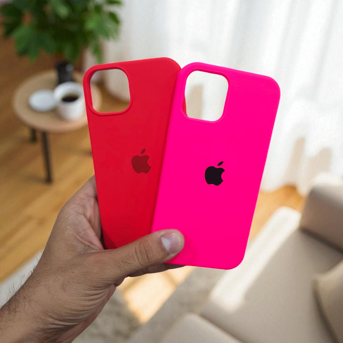 (Pack of 2) Silicone Case Cover for iPhone 13 5G - Combo 3