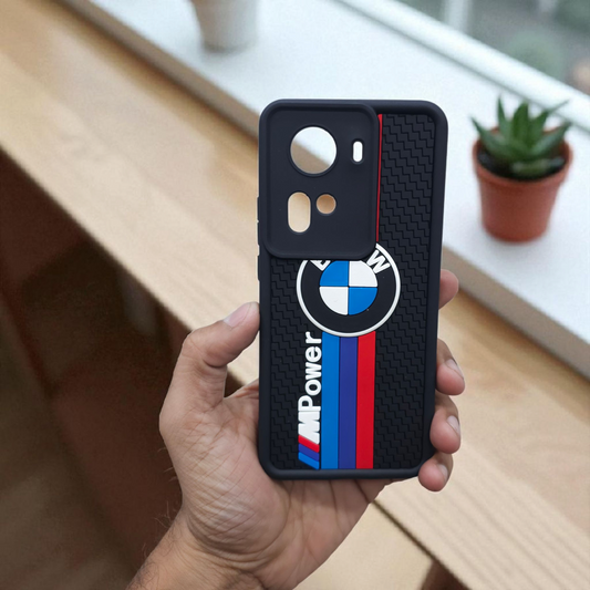 Oppo Reno 11 5G BMW Soft Silicone Cute 3D Cartoon Back Cover Case - BMW