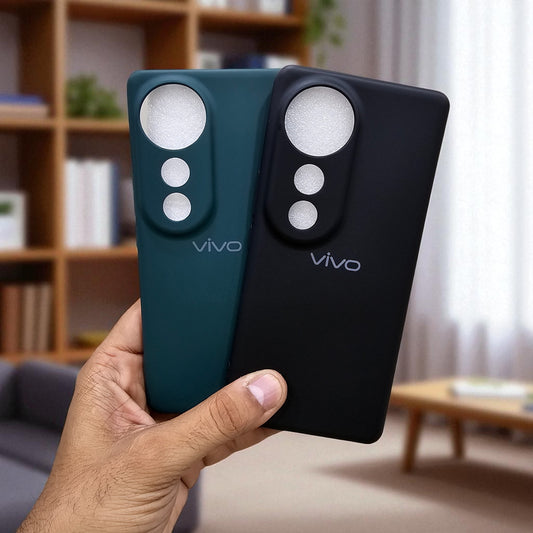 (Pack of 2) Silicone Case Cover for Vivo T3 Ultra 5G - Combo 2