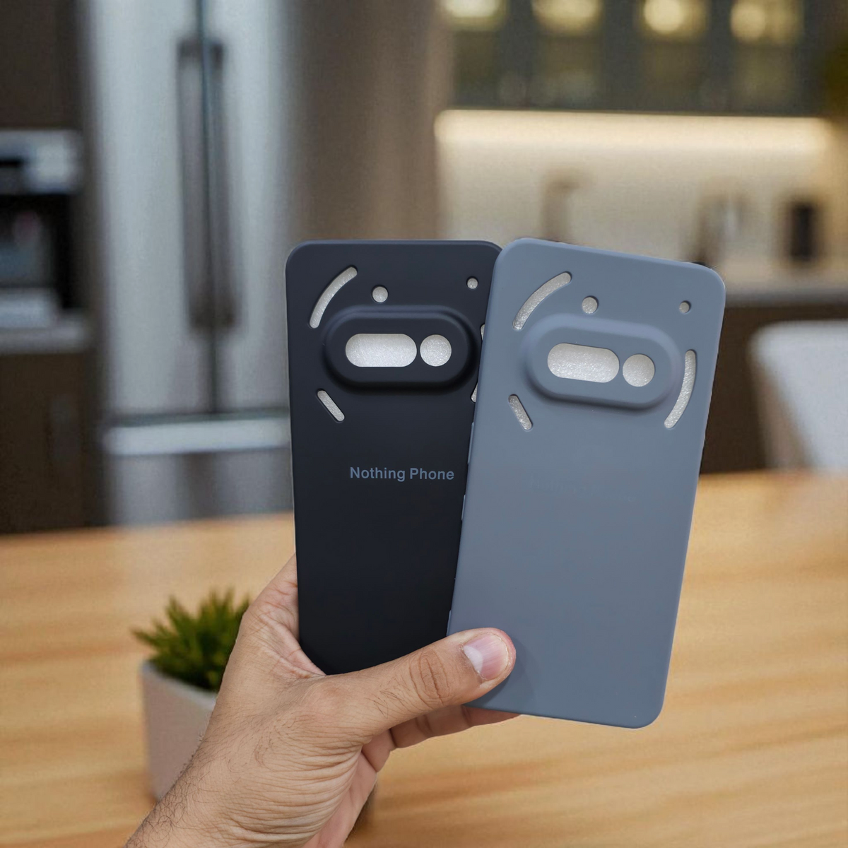 (Pack of 2) Silicone Case Cover for Nothing Phone 3A 5G - Combo 2