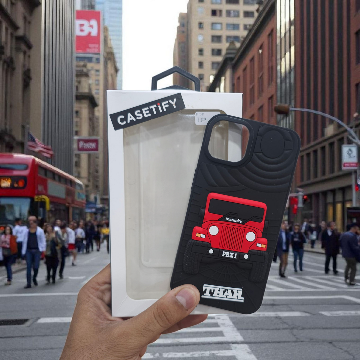 Mahindra Thar 3D Design Shockproof iPhone Case Back case