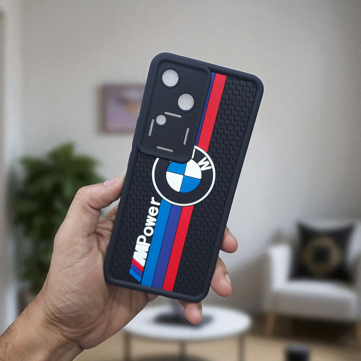 Vivo V30 5G BMW Soft Silicone Cute 3D Cartoon Back Cover Case - BMW