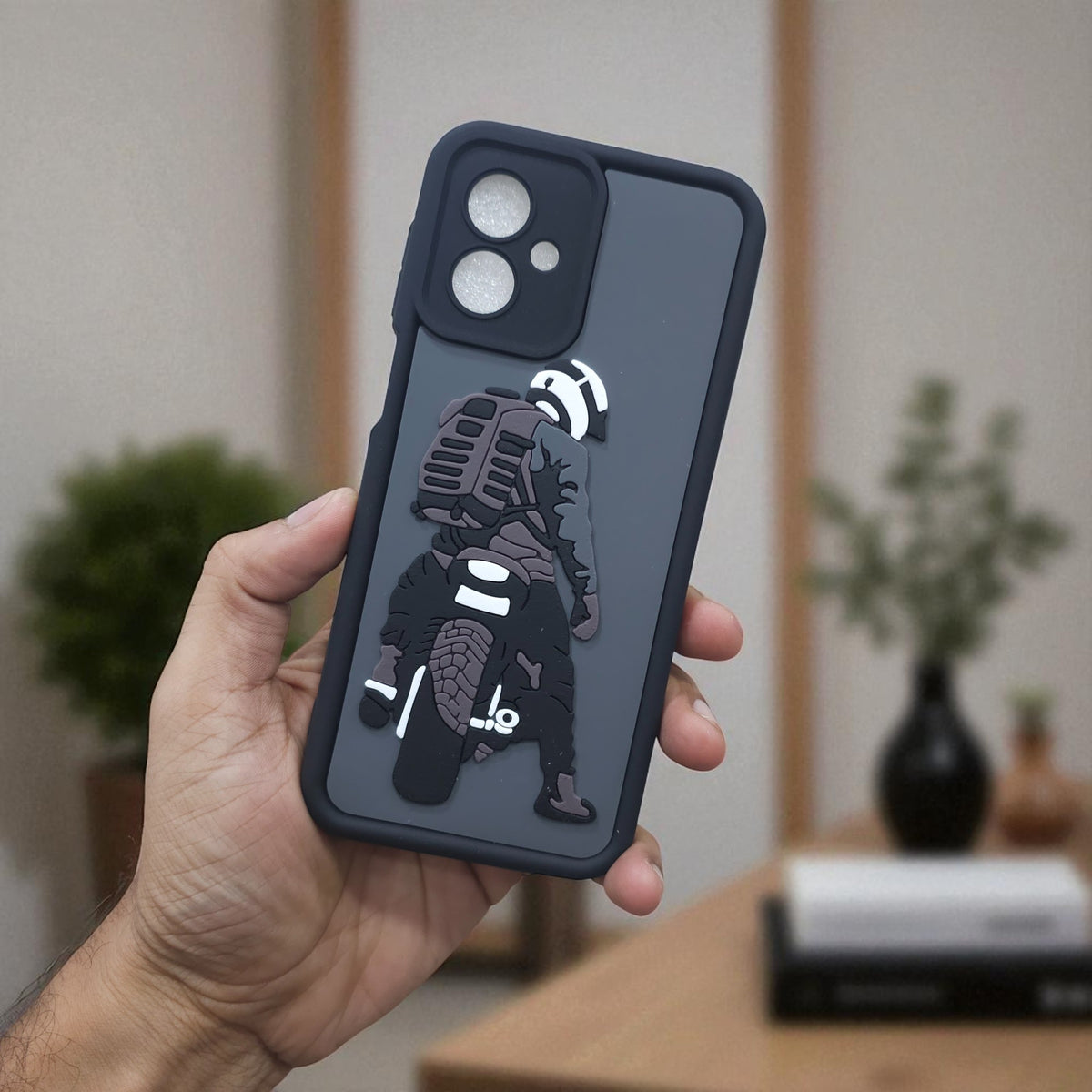 Motorola Moto G54/G64 5G Moto Rider Soft Silicone Cute 3D Cartoon Back Cover Case - Moto Rider