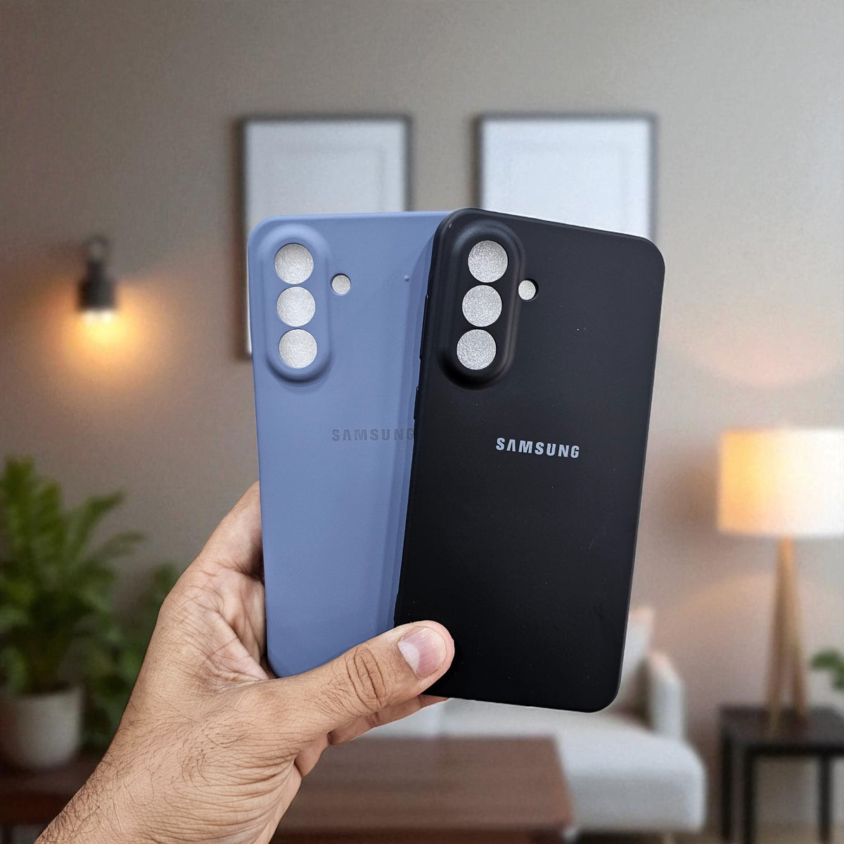 (Pack of 2) Silicone Case Cover for Samsung A56 5G - Combo 2
