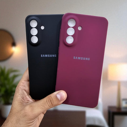 (Pack of 2) Silicone Case Cover for Samsung A36 5G - Combo 1