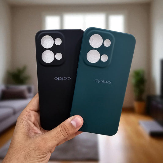 (Pack of 2) Silicone Case Cover for Oppo Reno 13 5G - Combo 3