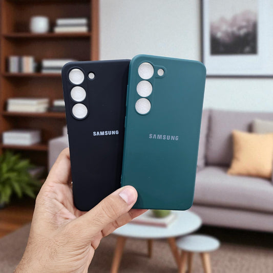 (Pack of 2) Silicone Case Cover for Samsung Galaxy S23 5G - Combo 2