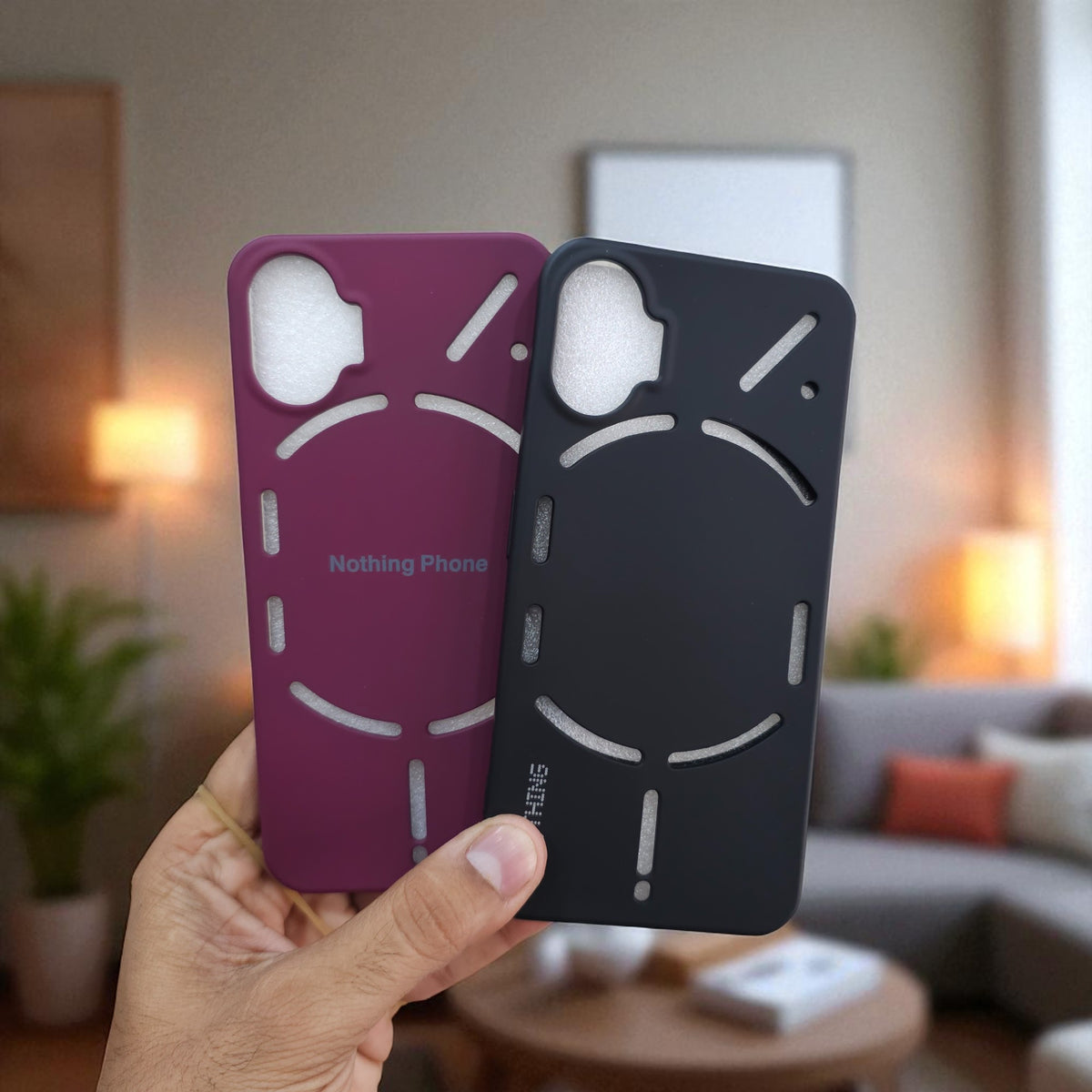 (Pack of 2) Silicone Case Cover for Nothing Phone 1 5G - Combo 5
