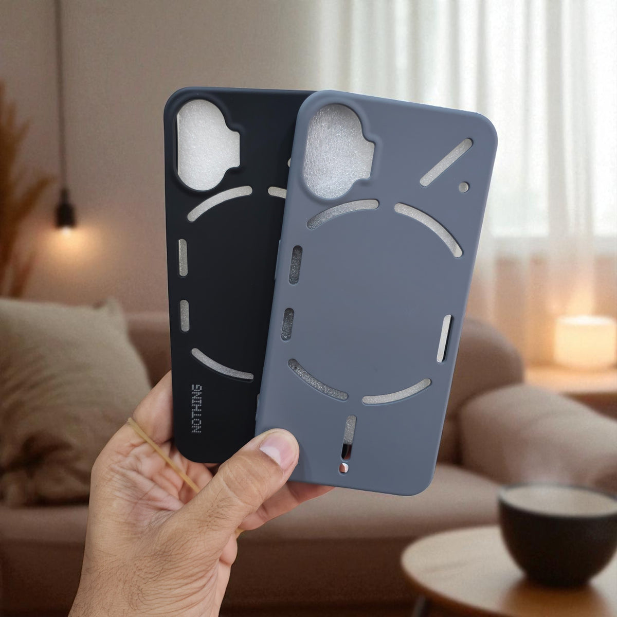 (Pack of 2) Silicone Case Cover for Nothing Phone 1 5G - Combo 2