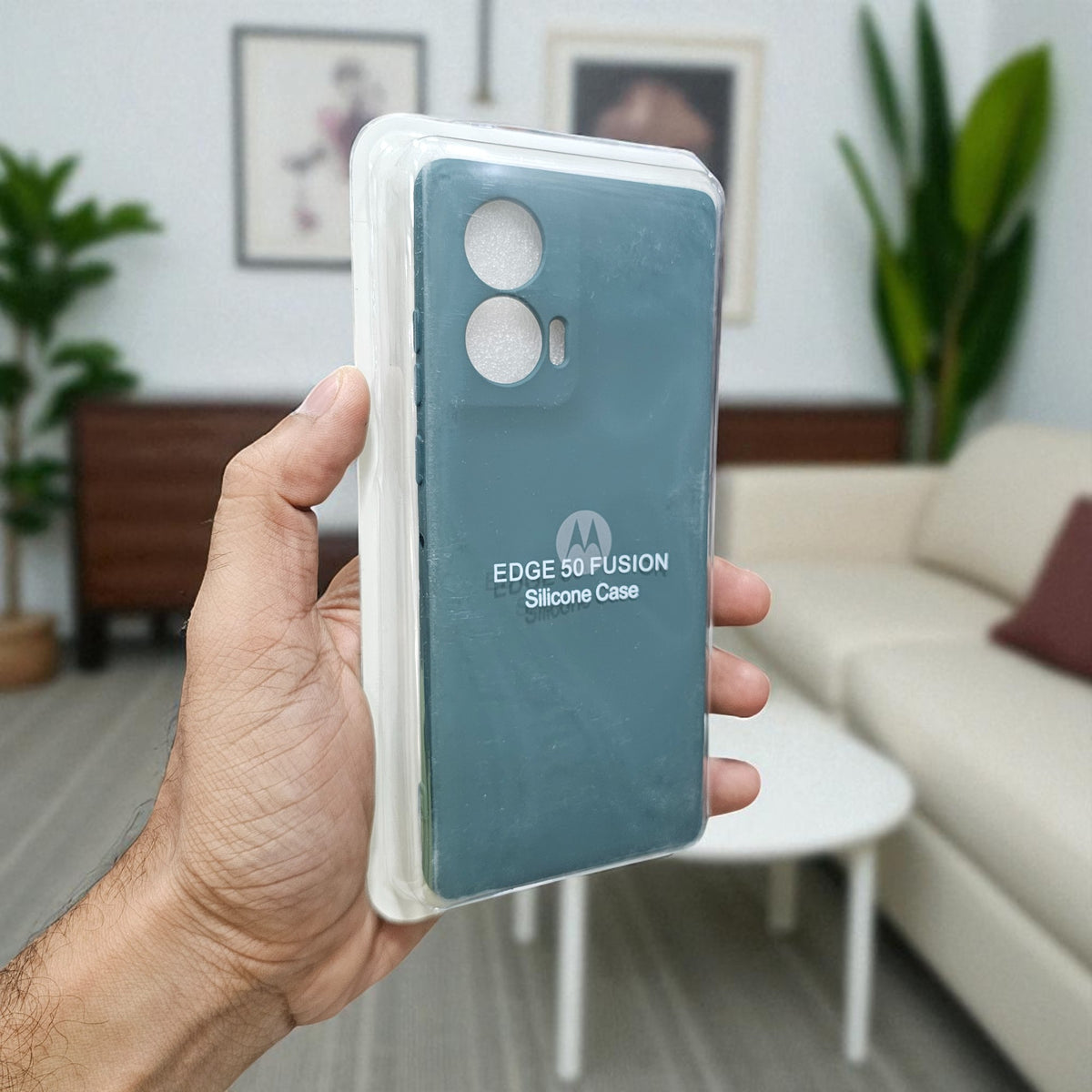 Motorola Moto Edge 50 Fusion / G96 5g Soft Silicone Back Cover Case - Pattern 1