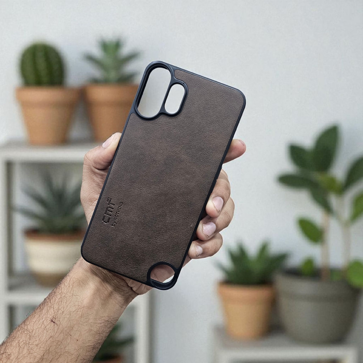 Nothing Cmf Phone 2 Pro 5g Premium Leather Back Case Cover - Brown