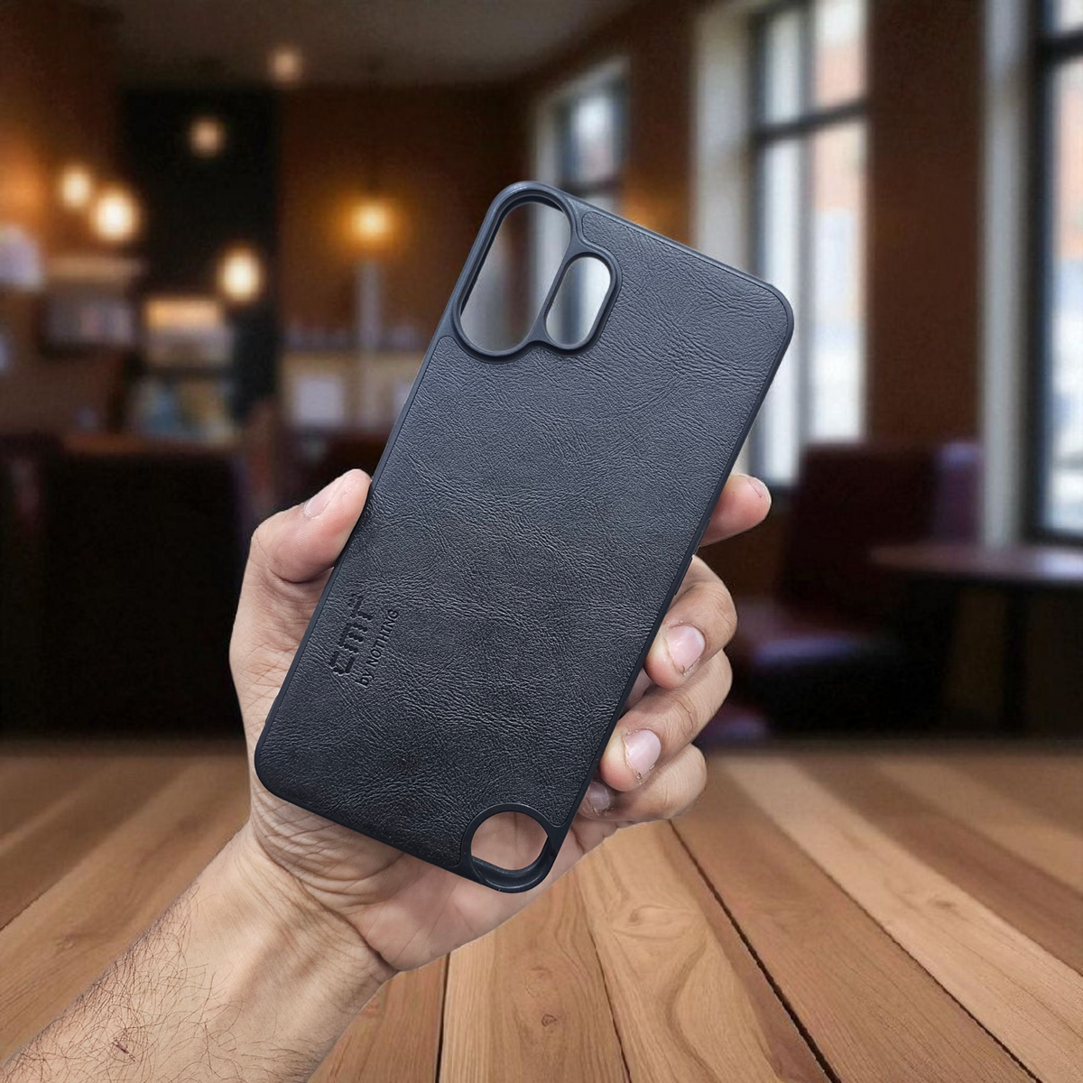 Nothing Cmf Phone 2 Pro 5g Premium Leather Back Case Cover - Black