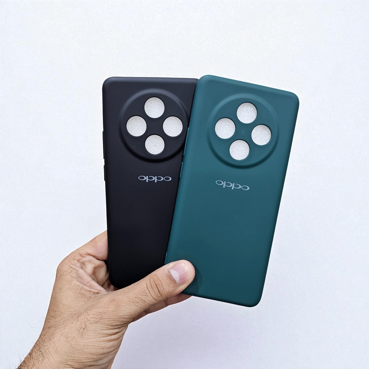 (Pack of 2) Silicone Case Cover for Oppo F27 Pro Plus 5G - Combo 2
