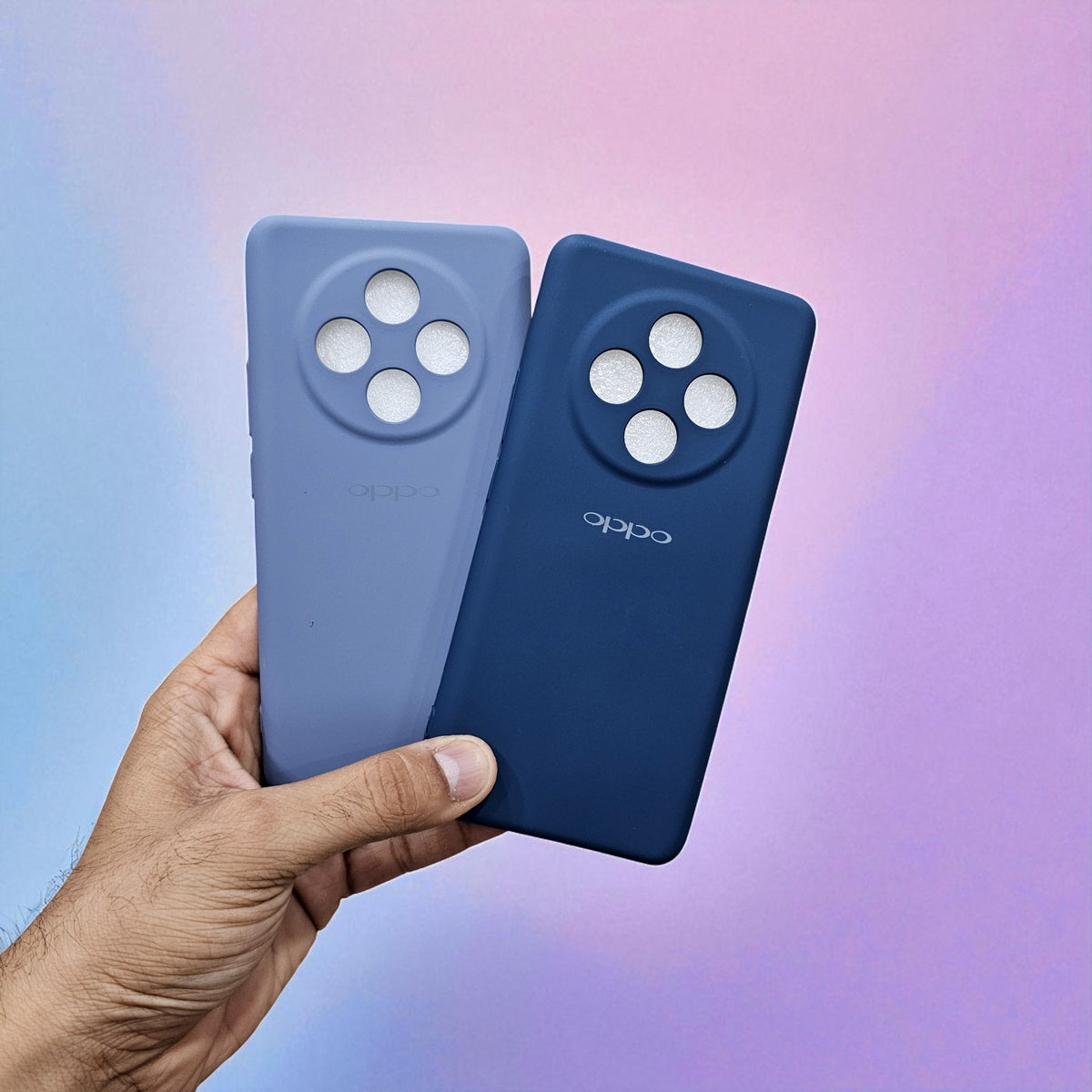(Pack of 2) Silicone Case Cover for Oppo F27 Pro Plus 5G - Combo 5