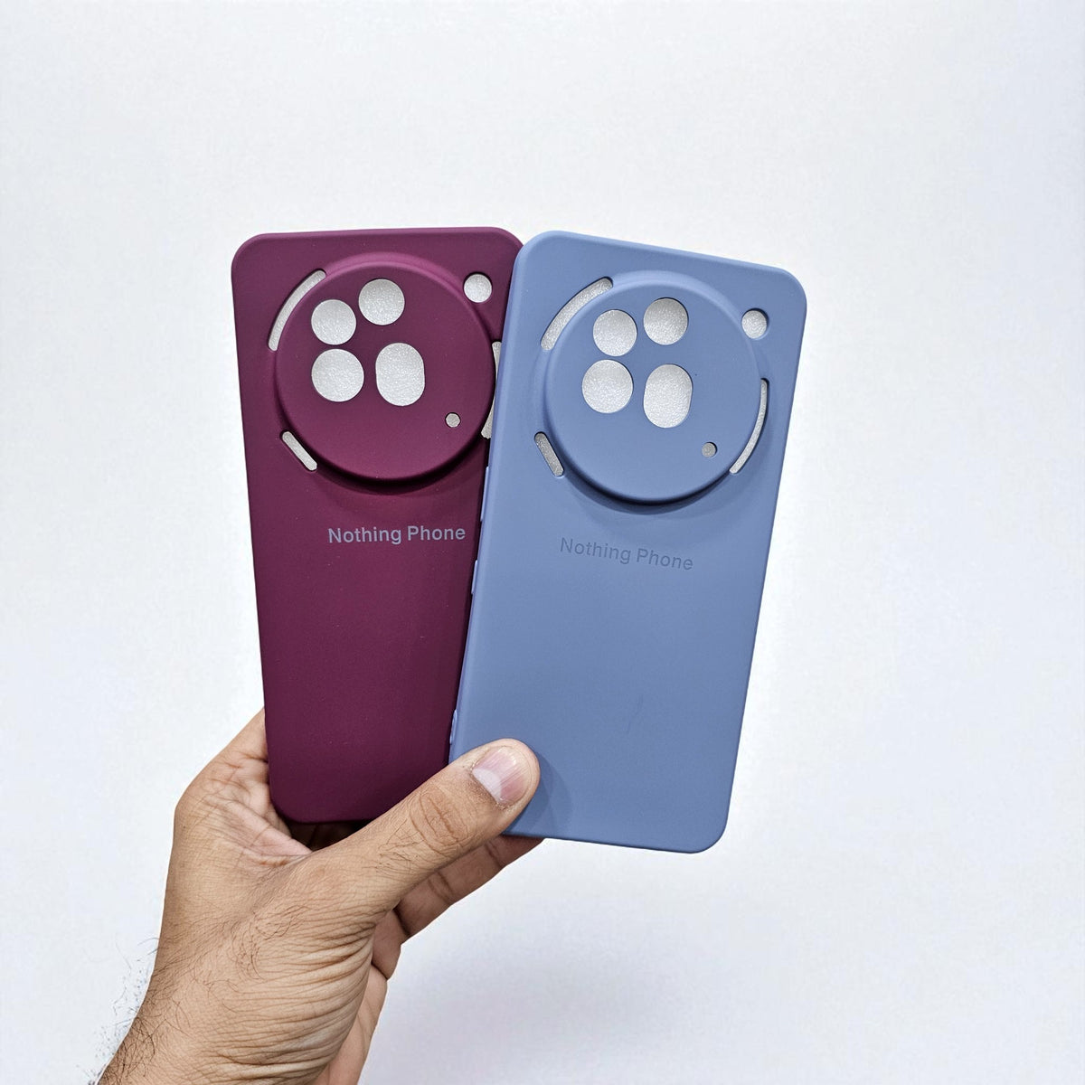 (Pack of 2) Silicone Case Cover for Nothing Phone 3A Pro 5G - Combo 5