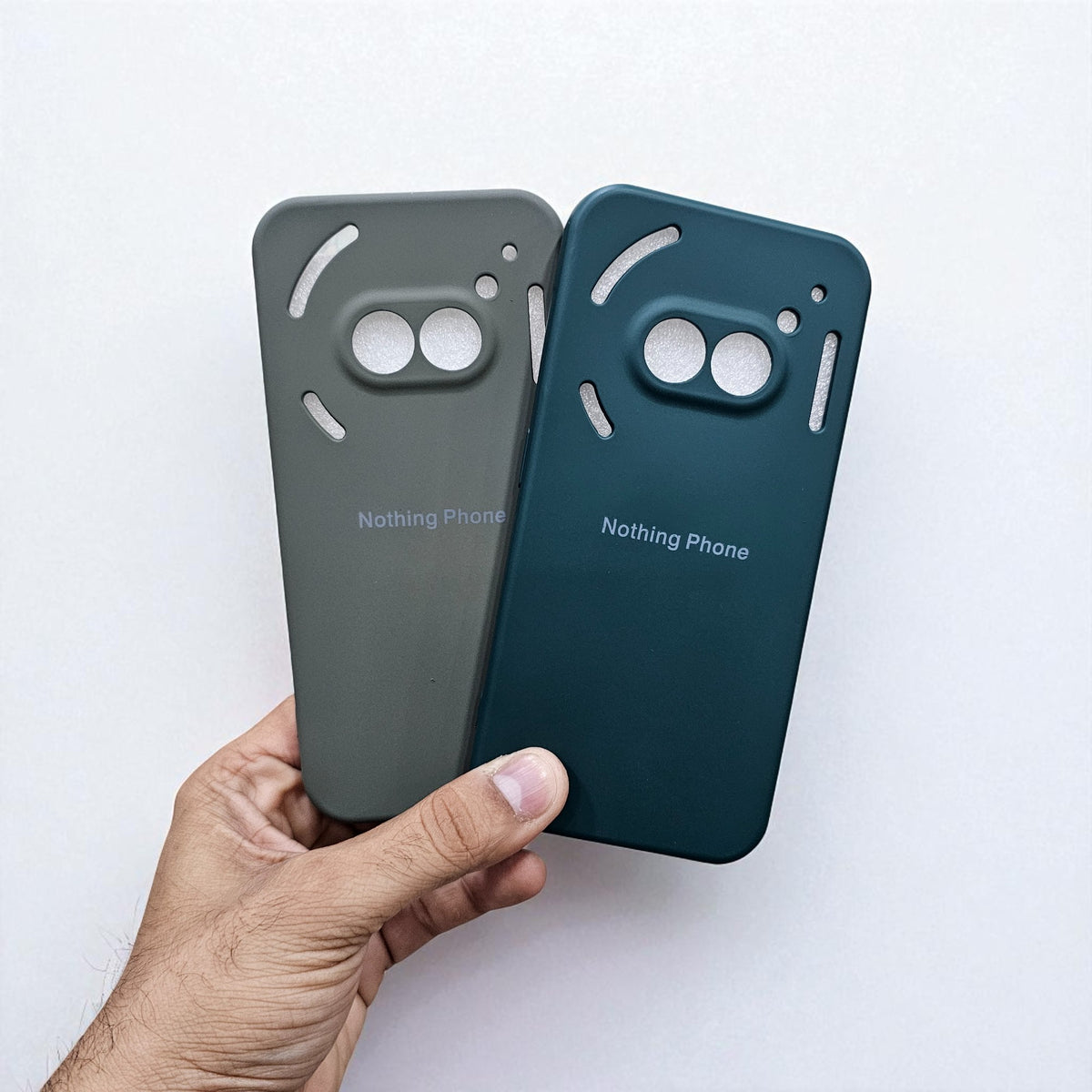(Pack of 2) Silicone Case Cover for Nothing Phone 2A 5G - Combo 4