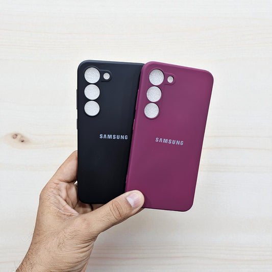 (Pack of 2) Silicone Case Cover for Samsung Galaxy S23 5G - Combo 3