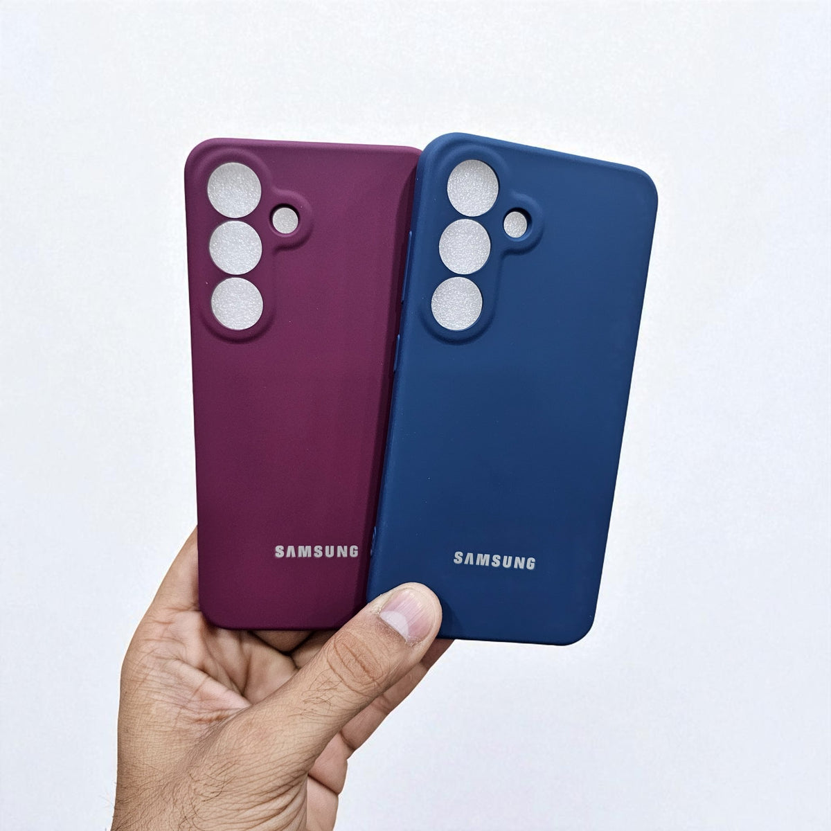 (Pack of 2) Silicone Case Cover for Samsung S25 5G - Combo 4