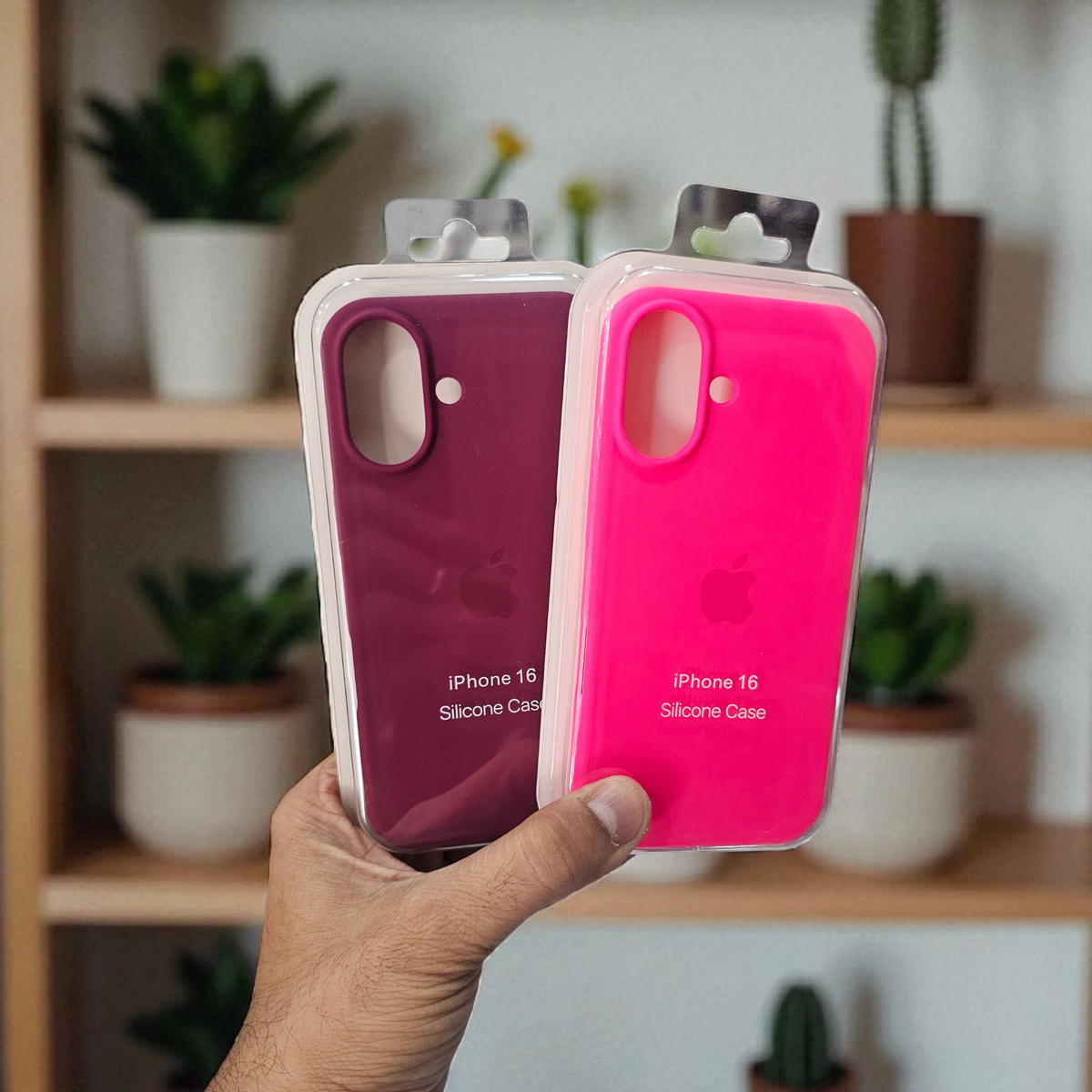 (Pack of 2) Silicone Case Cover for Apple iPhone 16 5G - Combo 5