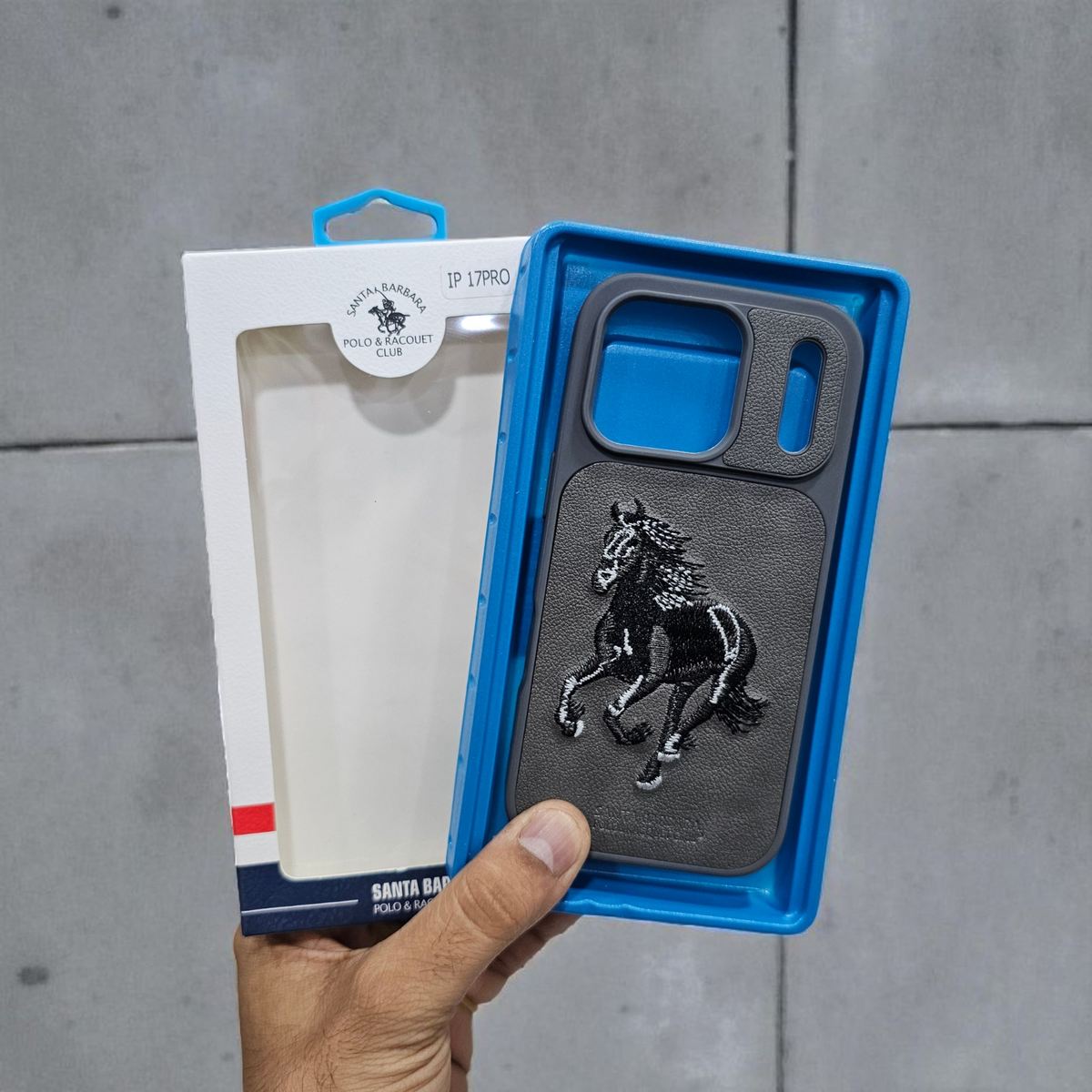 Apple iPhone 17 Pro Premium US POLO Assn. Embroidery Leather case - Jockey 5