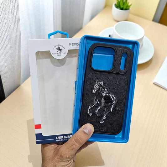 Apple iPhone 17 Pro Premium US POLO Assn. Embroidery Leather case - Jockey 4