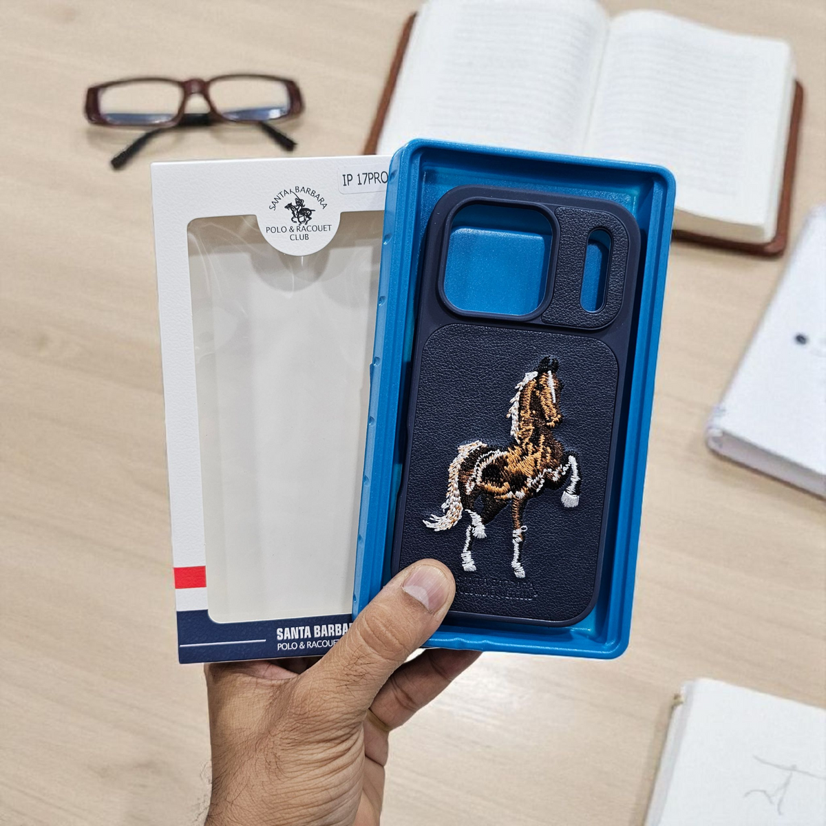 Apple iPhone 17 Pro Premium US POLO Assn. Embroidery Leather case - Jockey 2