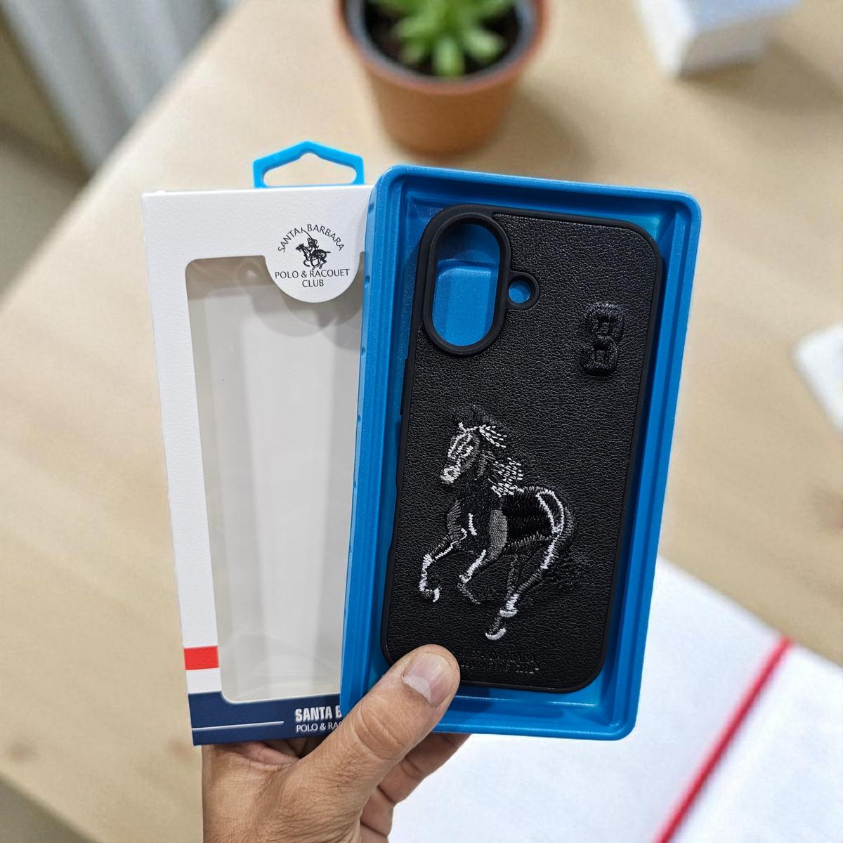 Apple iPhone 17 Premium US POLO Assn. Embroidery Leather case - Jockey 4