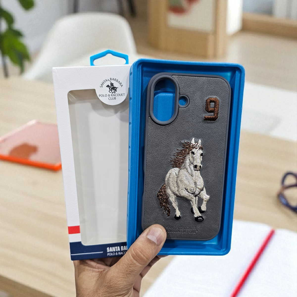 Apple iPhone 17 Premium US POLO Assn. Embroidery Leather case - Jockey 1