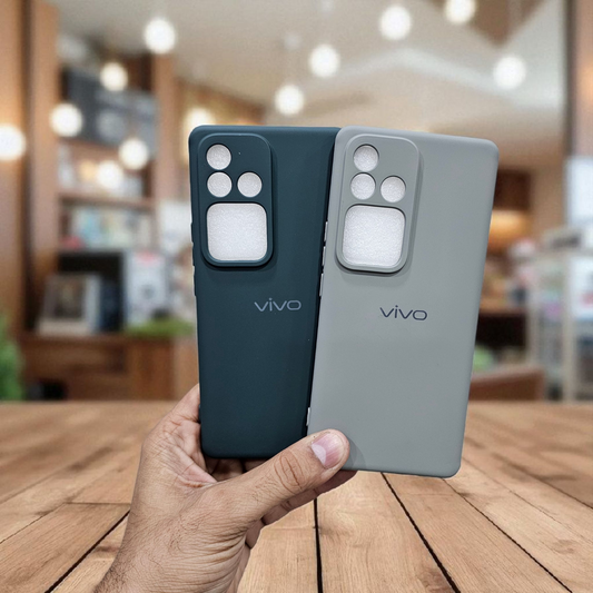 (Pack of 2) Vivo V30/V30 Pro 5G Silicone Back Case Cover - Combo 2